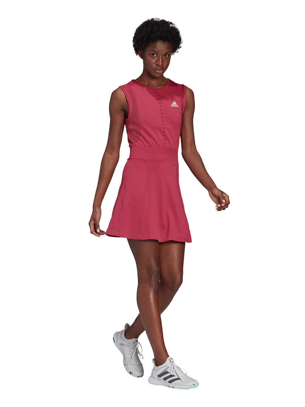 adidas primeknit primeblue Magenta Sleeveless Tennis Dress